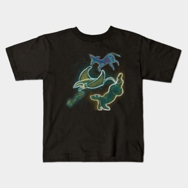 Spirit Animals Kids T-Shirt by Saphyre91